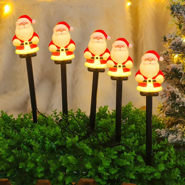 Solar Christmas Santa Light - Memories InsiteSNATA SOLAR LIGHT 5PACK