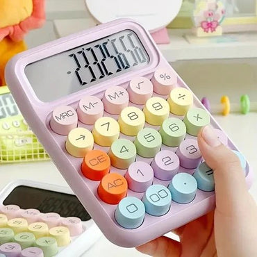 Candy Pastel Mechanical Calculator - Memories Insite