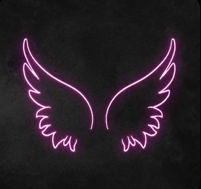 Angel Wings Neon LED Light – Vibrant Wall Décor for Bedrooms, Cafés & Creative Spaces