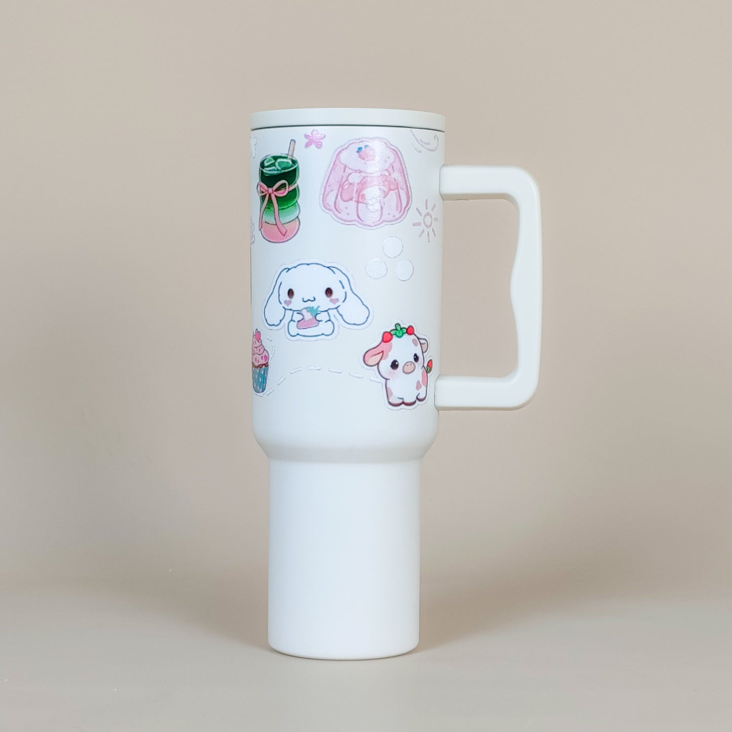 Cute Kawaii Sticker Tumbler