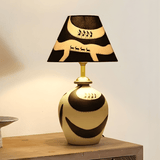 Artisan Noir Lamp – Handcrafted Black & White Aesthetic Light