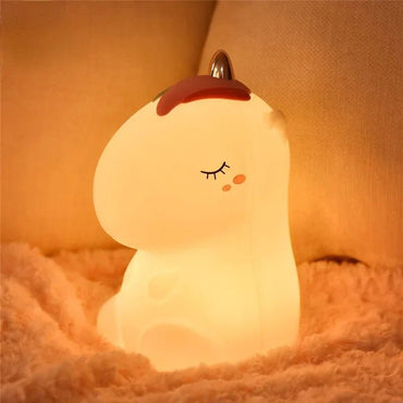 Unicorn Touch Rechargeable Colour Changing Silicone Lamp (Pink) - Memories InsiteUNICORN RECHARBLE LED NIGHT LAMP
