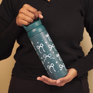 Green Flow Bow Tumbler