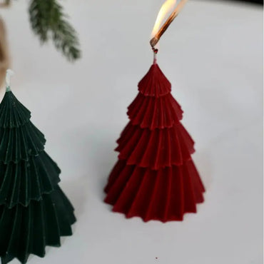 Set of 2 Christmas Tree Scented Candles