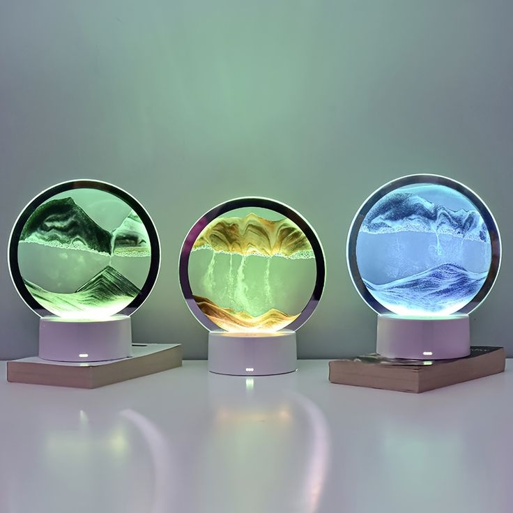 LED Sandart scascape for home decor , room decor and gifting