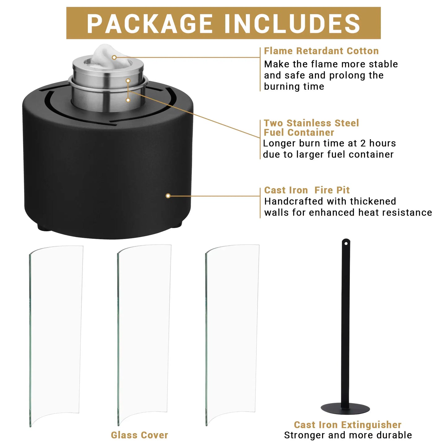 Spiral™ Tabletop Fireplace Lamp