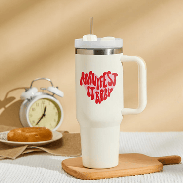 Manifest It Baby Tumbler - Memories InsiteMANIFEST IT TUMBLER-(WHITE)