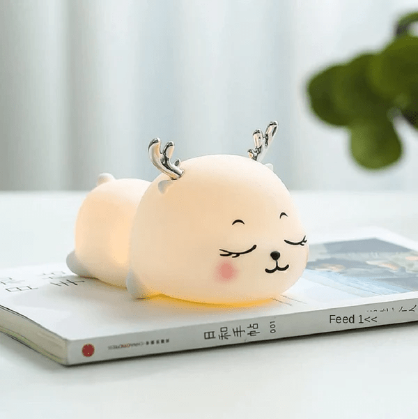 Silicone Deer Touch Lamp Night Light - Memories InsiteSleeping Deer