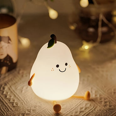 Cute Silicone Pear LED Night Lamp - Memories InsiteSilicone Pear Lamp L40