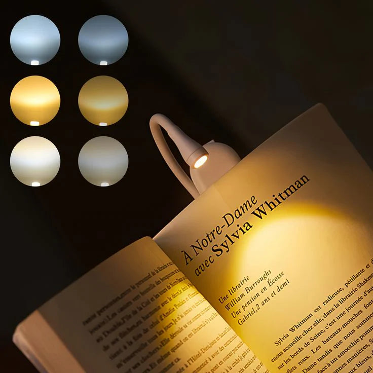 Clip-On LED Reading Light with 3 Modes ( FREE Erasable Pen Set )