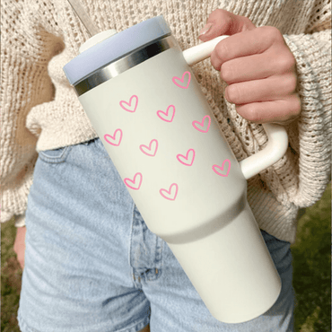 LoveSip Tumbler with Straw & Lid - Memories InsiteLOVESIP TUMBLER WHITE STAN-
