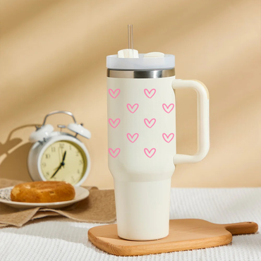 LoveSip Tumbler with Straw & Lid