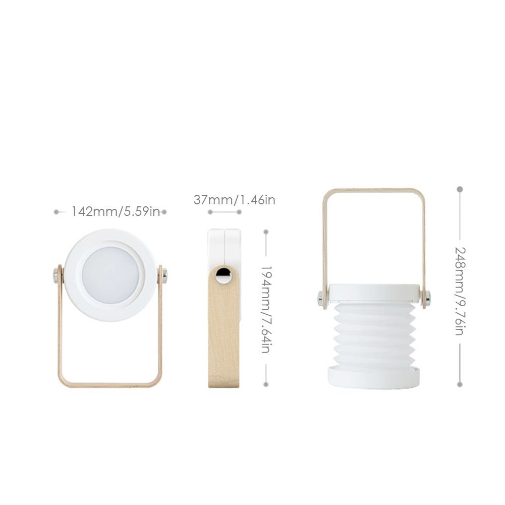 4-in-1 Collapsable Table Lamp - Memories InsiteLantern Led Foldable Lamp JP07