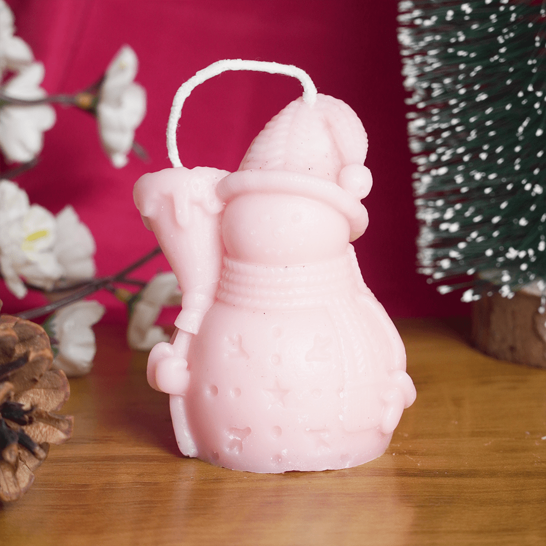 PACK OF 3 Santa Clause scented candles - Memories InsiteCHRISTMAS SANTA CLAUS CANDLE-PACK OF 3