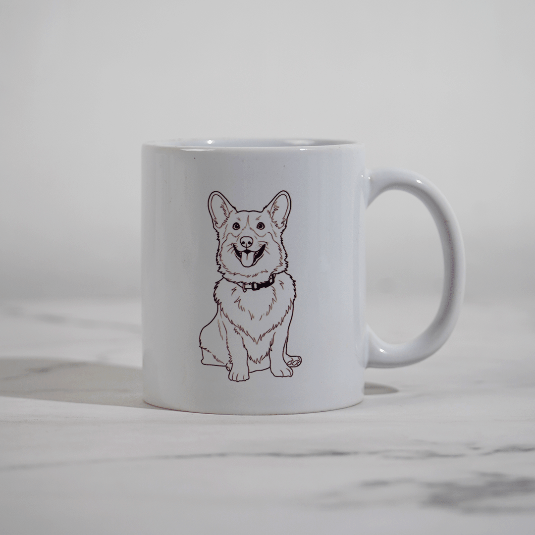 PawPrint Personalized Mug – Custom Pet Photo Mug - Memories InsitePAWPRINT MUG