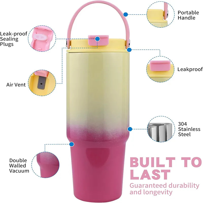 Rainbow™ Stainless Steel Insulated Vacuum Tumblers