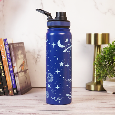 Galaxy Print Stainless Steel Water Bottle