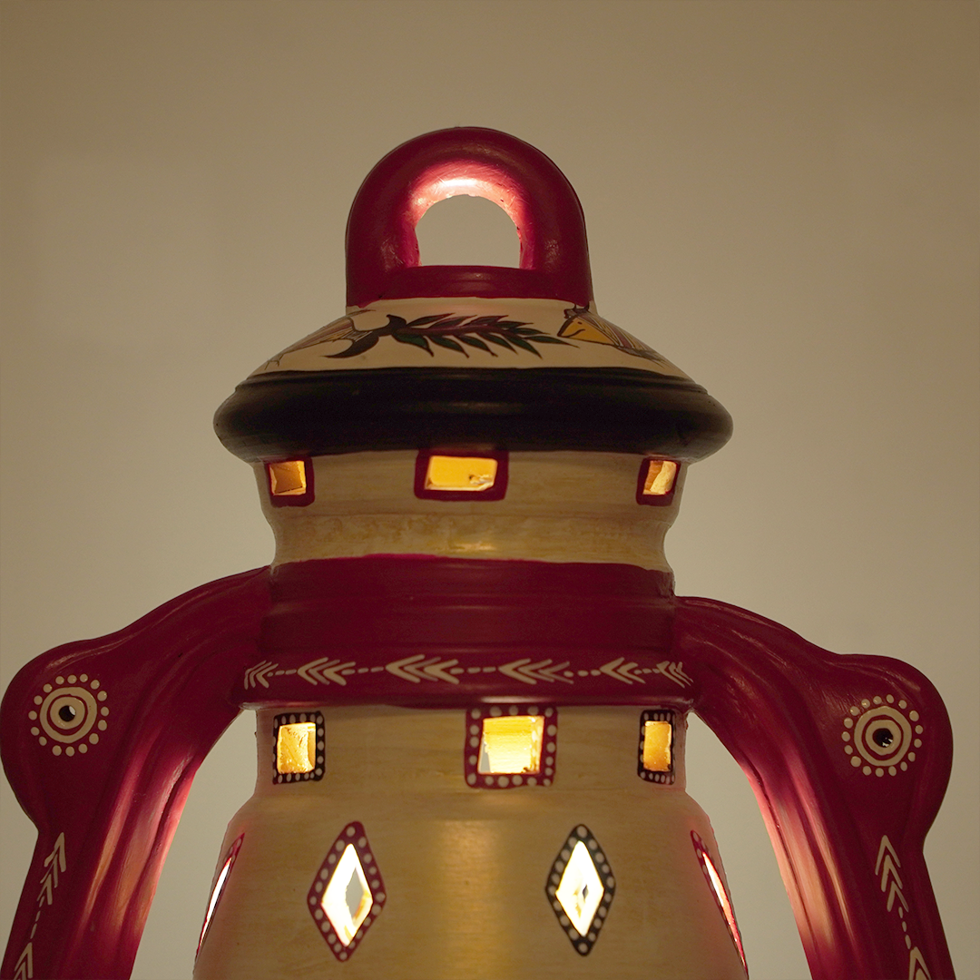 Noctra Heritage Lantern Lamp – Handcrafted Statement Light