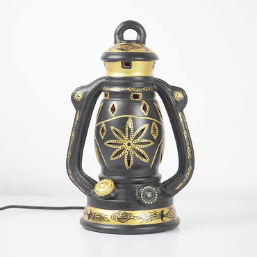 Heritage Noir Lantern Light – Handcrafted Premium Decor Lamp
