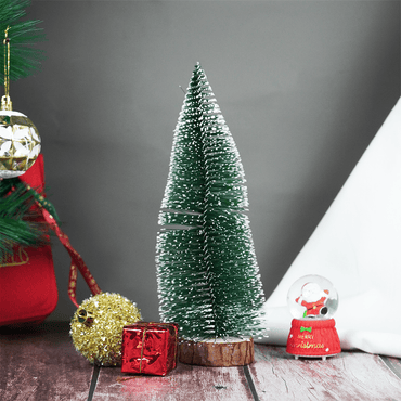 Set 2 Mini Snowy Christmas Tree - Memories Insite