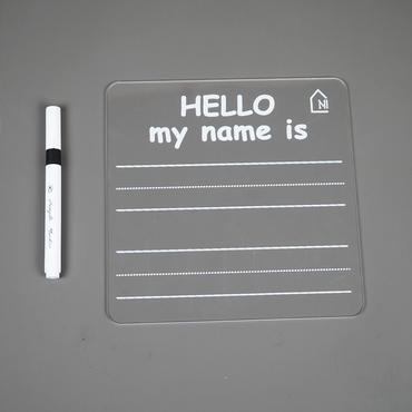 Reusable Name Writing Practice Board for Kids with pen box & Cleaning Cloth