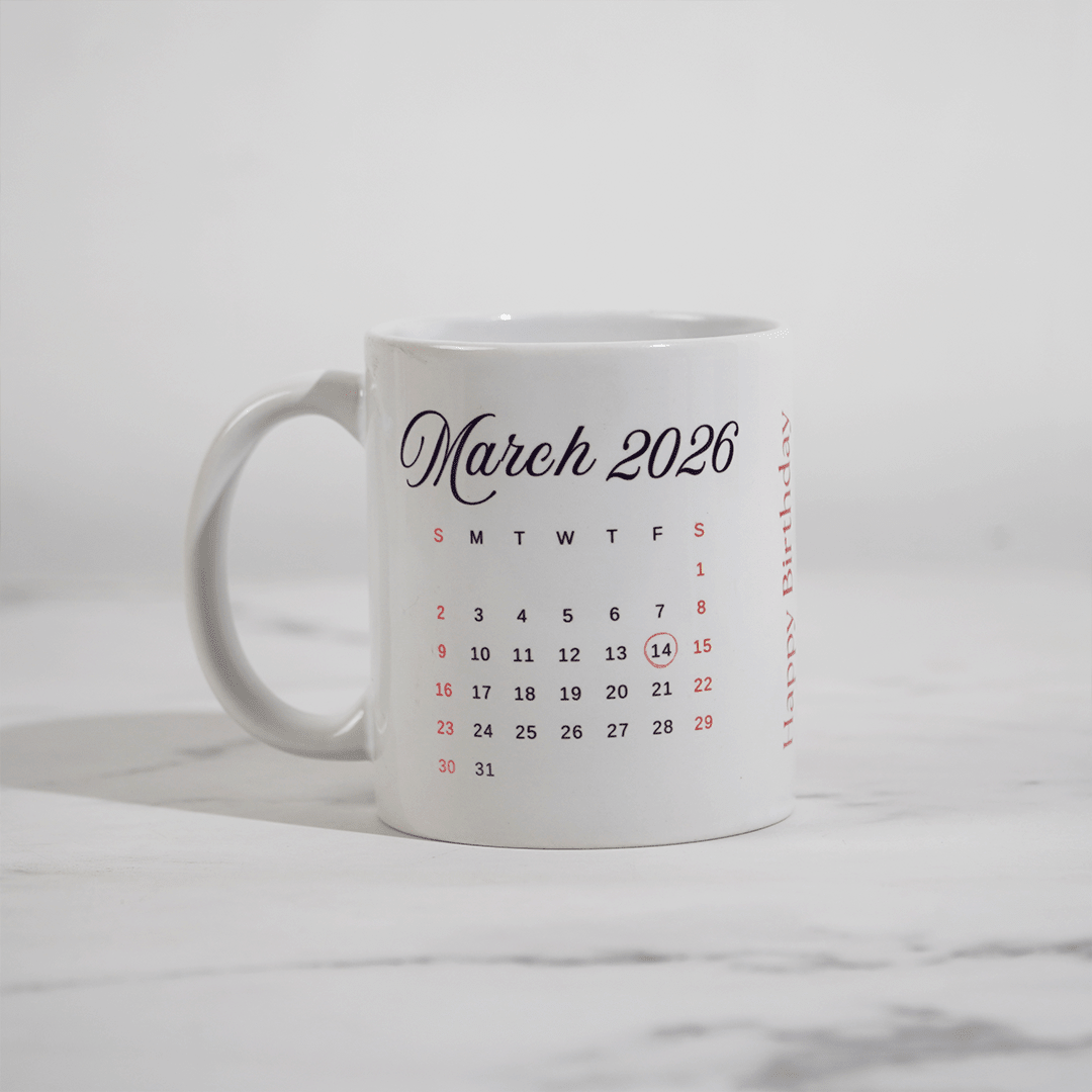 Birthday Print Custom Mug - Memories InsiteHAPPY BIRTHDAY PRINTED MUG
