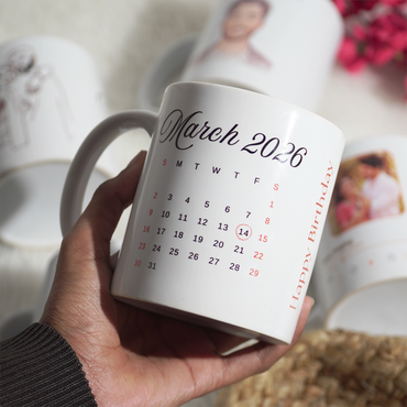 Birthday Print Custom Mug