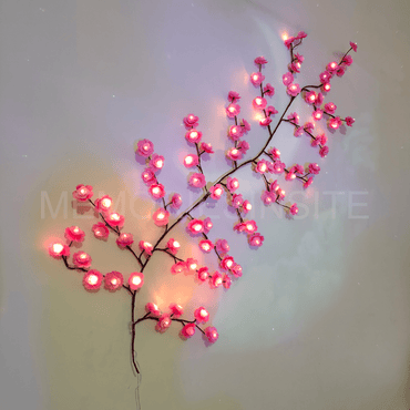 MEMORIES INSITE® PINK ROSE TREE BRANCH WALL LIGHT - Memories InsiteROSE CHERRY BLOSSOM LIGHT-PINK