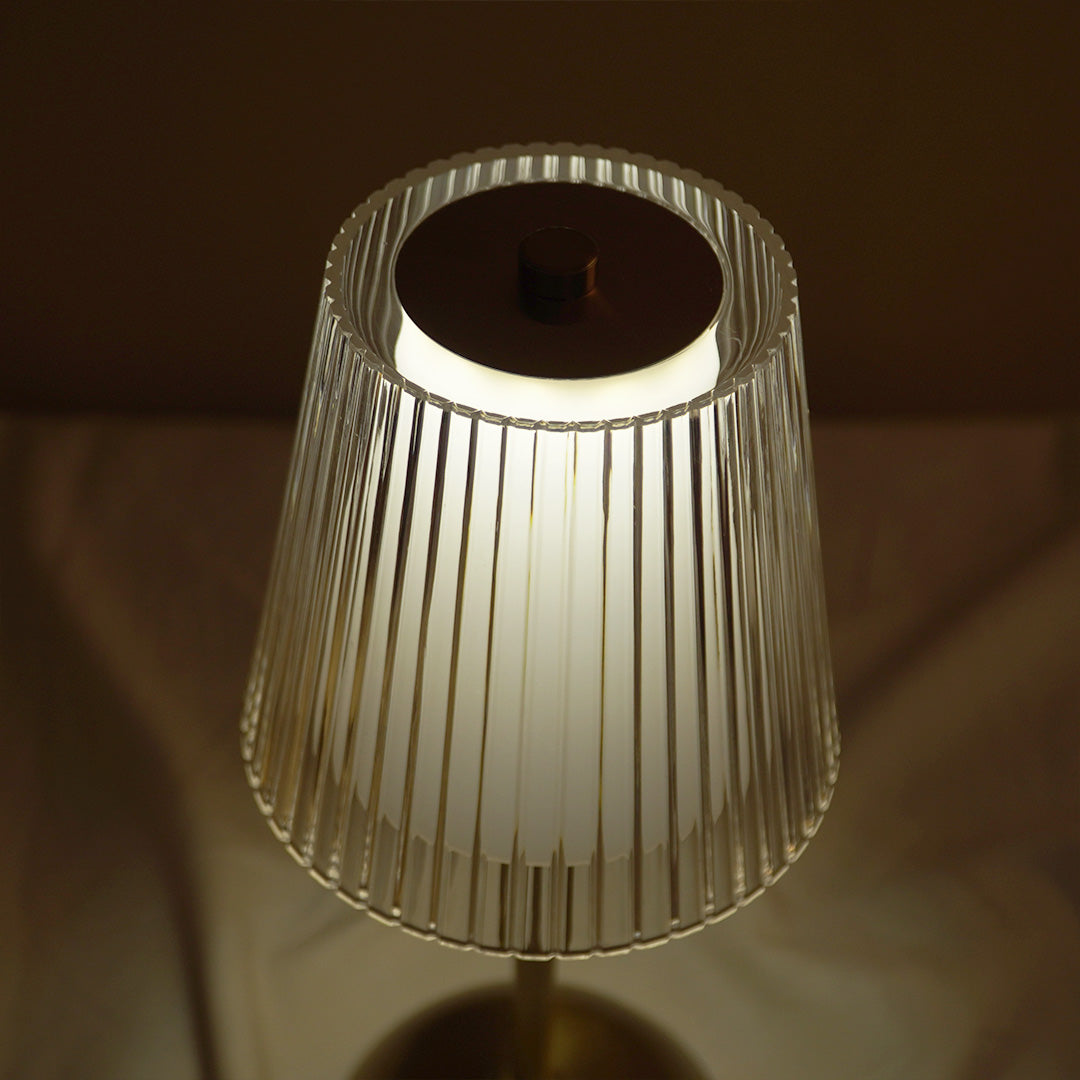 Elegant Warm Glow Table Lamp – Modern Bedside & Home Décor Light