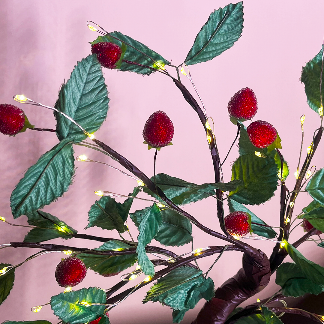 LED Decorative Fruit & Leaf Bonsai Tree Light – 40 cm