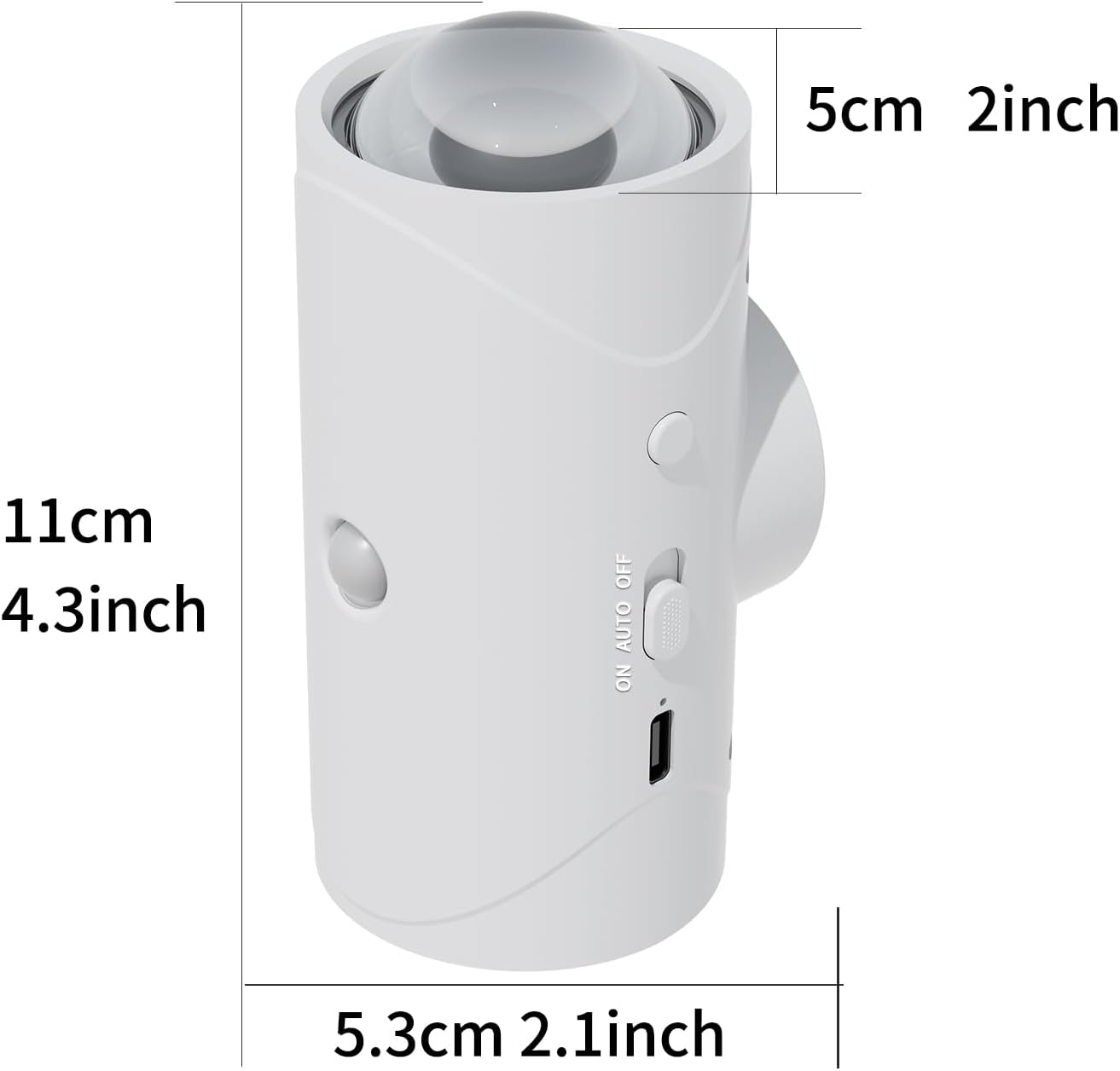 LED Wireless Wall Sconce with 7 Colors Changing, Motion Sensor Light Indoor, 1500mAh