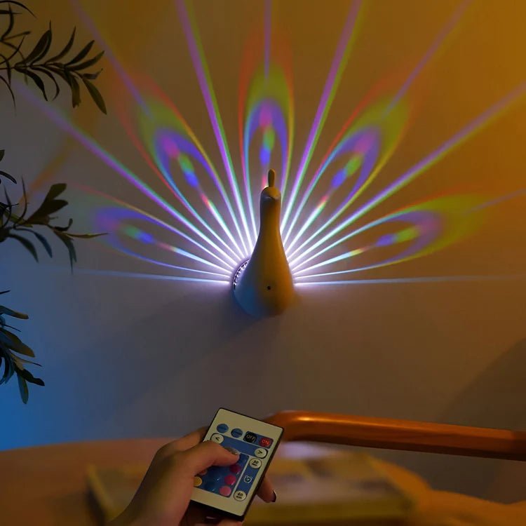 Peacock Wall LED Lamp - Memories InsitePEACOCK WALL LAMP