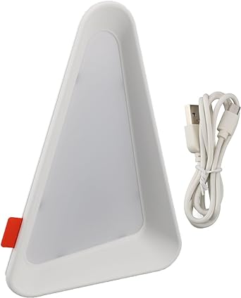 Gravity Flip Lamp,3 Level Dimmable : Reading Light, Night Light, USB Rechargeable Light Triangle Shape Cordless Desk Light for Living Room, Bedroom, Outdoor, Study table lamp.