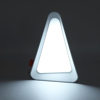 Gravity Flip Lamp,3 Level Dimmable : Reading Light, Night Light, USB Rechargeable Light Triangle Shape Cordless Desk Light for Living Room, Bedroom, Outdoor, Study table lamp.