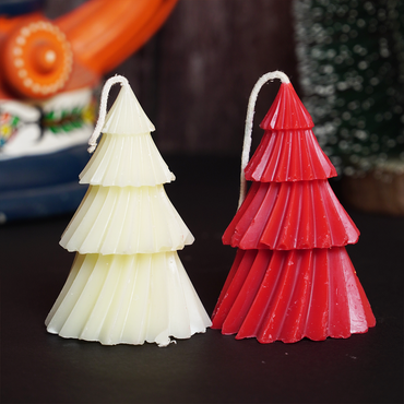 Set-2 Christmas Tree Shape Scented Candle