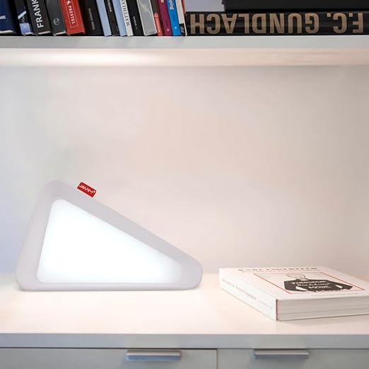 Gravity Flip Lamp,3 Level Dimmable : Reading Light, Night Light, USB Rechargeable Light Triangle Shape Cordless Desk Light for Living Room, Bedroom, Outdoor, Study table lamp.