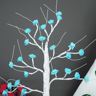 Blue Blossom Decorative Tree Light – Rose Flower Table Lamp