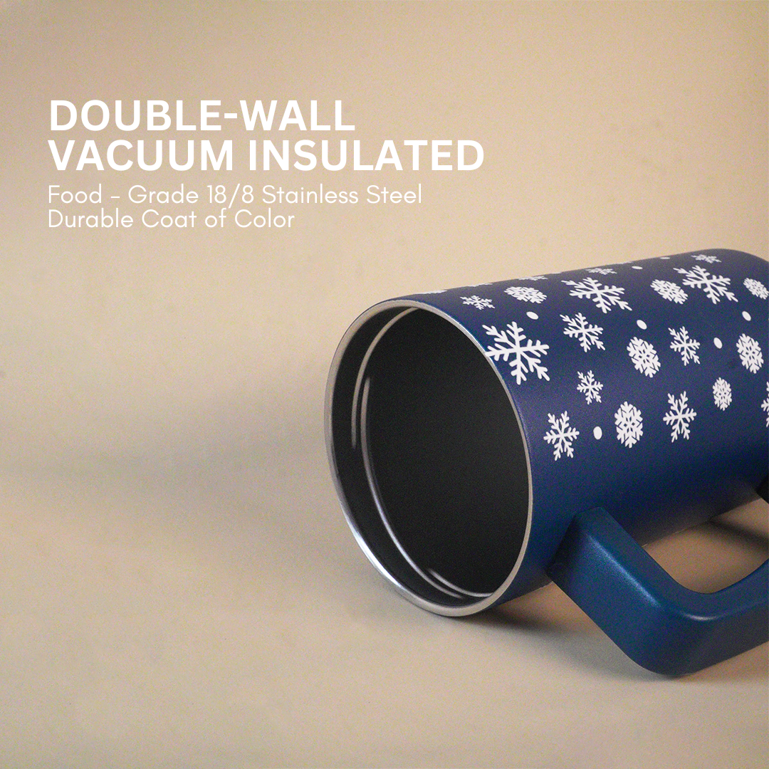 Winter Spark Blue Tumbler – Christmas Edition