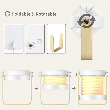 4-in-1 Collapsable Table Lamp