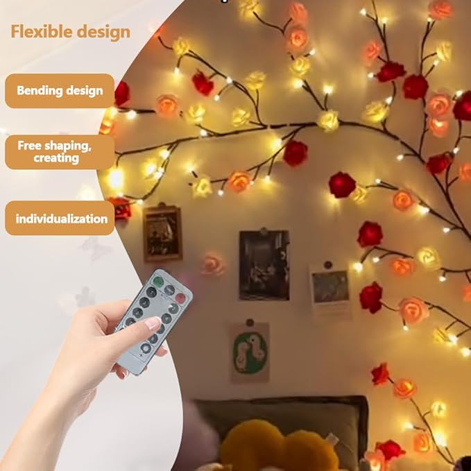 BRANCHLIGHT™ ROSE CHERRY BLOSSOM TREE BRANCH LIGHTING