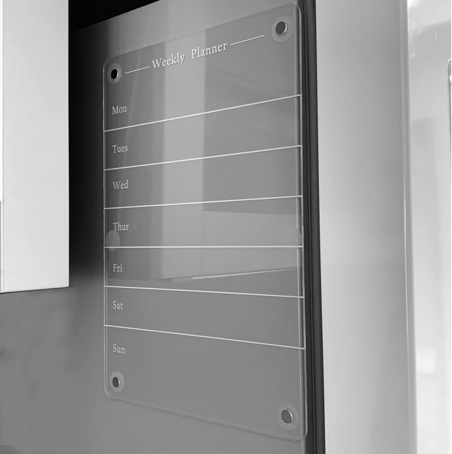 Magnetic Acrylic Fridge Calendar – Stylish, Colorful & Easy Planning!