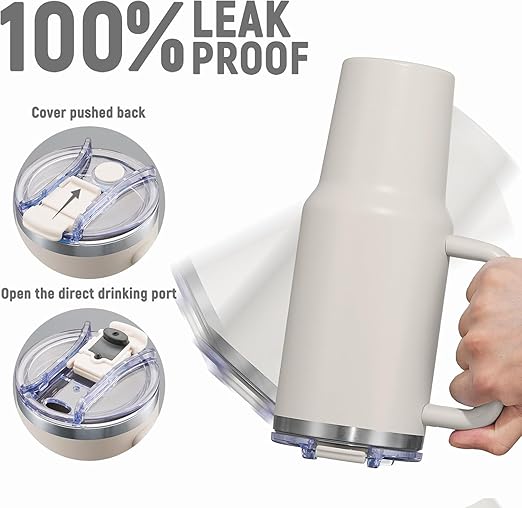 Memories Insite™ Personalized Double Wall Vacuum Insulated Sipper - 1.2L