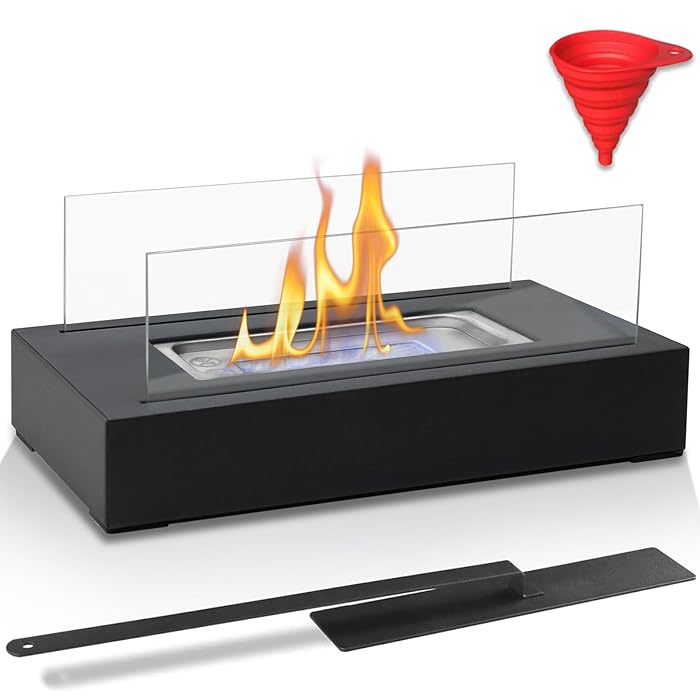 Rectangle™ Tabletop Fireplace Lamp