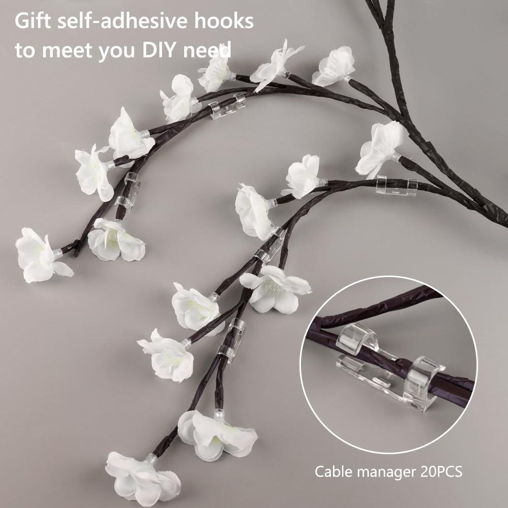 BRANCHLIGHT® WHITECHERRY BLOSSOM TREE BRANCH LIGHTING