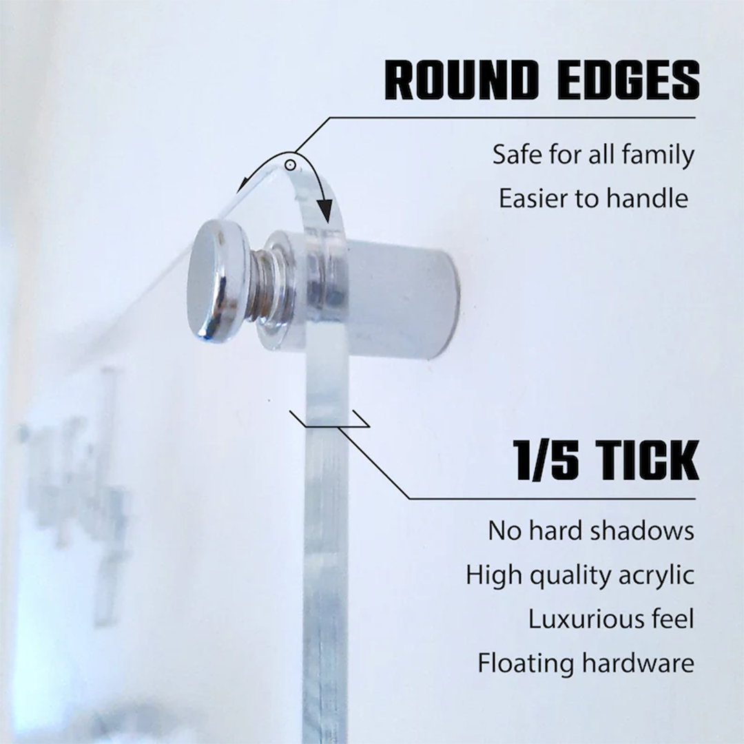 Minimal Pastel Milky Weekly Planner on Acrylic – Functional Wall Organizer with To-Do Section