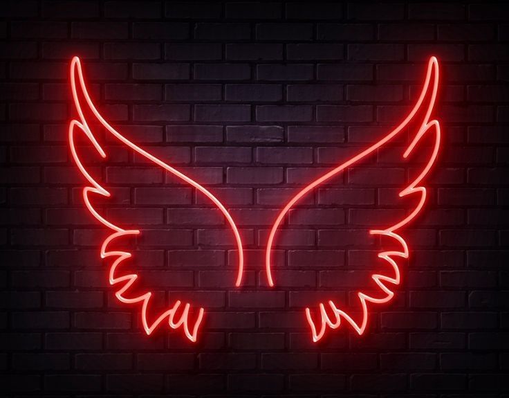 Angel Wings Neon LED Light – Vibrant Wall Décor for Bedrooms, Cafés & Creative Spaces