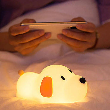 Cute Puppy Soft Silicone USB Rechargeable - Memories InsiteSilicone Sleeping Dog