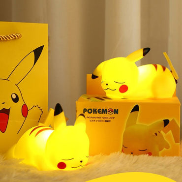 pikachu action figure night light lamp ( pack of 4 )