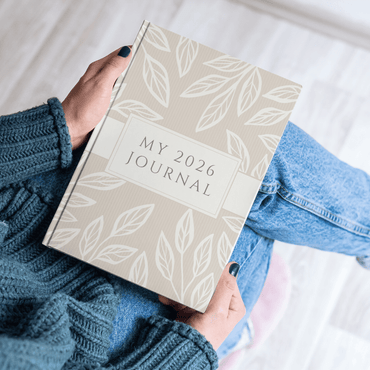 My 2026 Journal | Minimal Beige Aesthetic Daily Notebook - Memories Insite