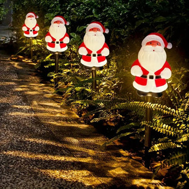 Solar Christmas Santa Light - Memories InsiteSNATA SOLAR LIGHT 5PACK
